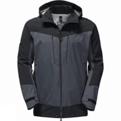 Jack Wolfskin Mens Ocean Storm Flex Jacket Ebony Jack Wolfskin Mens Ocean Storm Flex Jacket Ebony